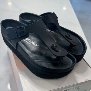 Birkenstock Papillio Black Women's Sandals with Buckle size 39